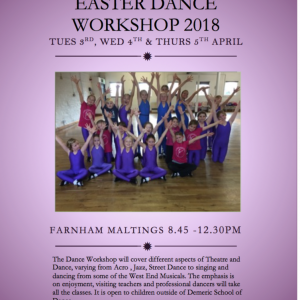 Demeric Easter Workshop 2018