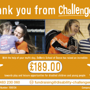 Thank you from Challengers!